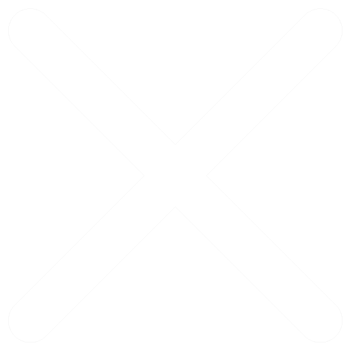 Een groot wit X-symbool op een lichtgrijze achtergrond, gecentreerd en dat het grootste deel van de afbeelding vult.